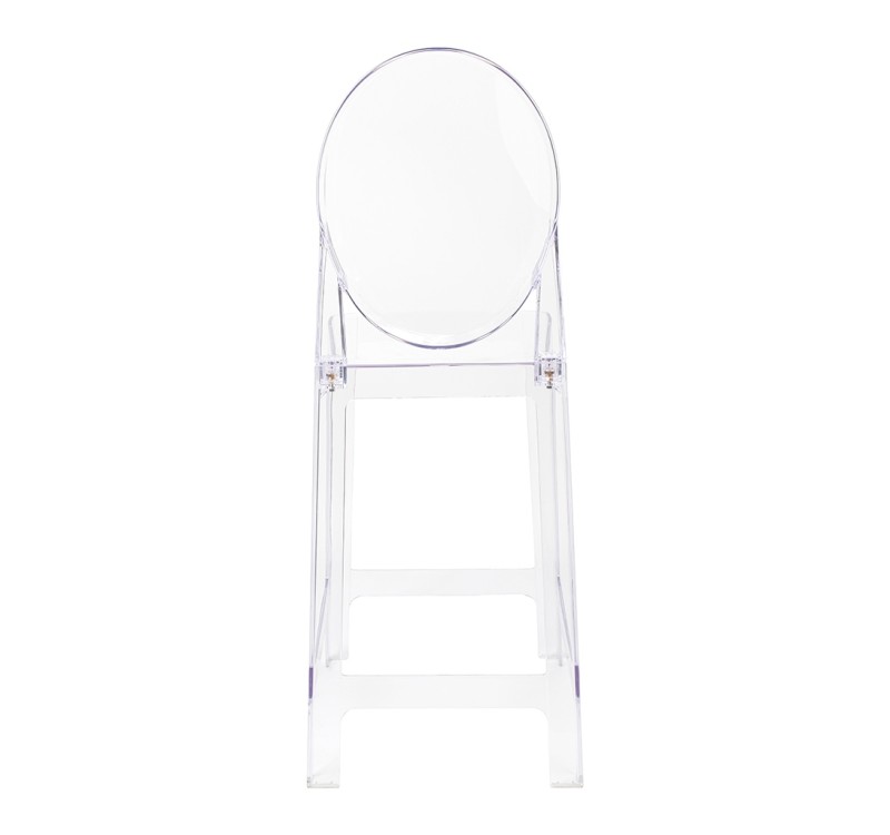 Krzesło barowe VICTORIA 65 cm transparentne