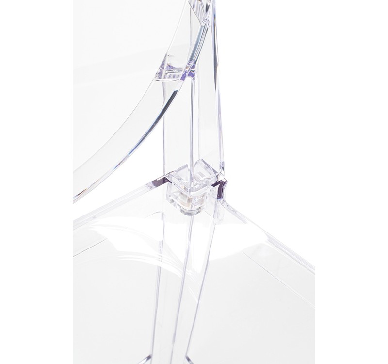 Krzesło barowe VICTORIA 65 cm transparentne