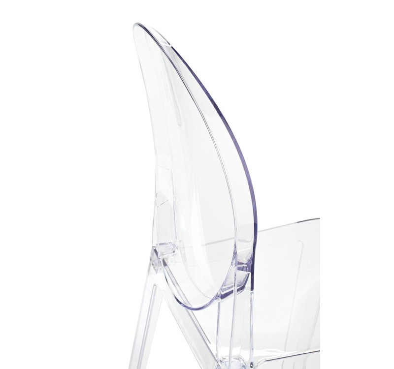 Krzesło barowe VICTORIA 65 cm transparentne