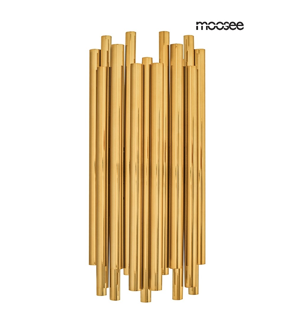 MOOSEE lampa ścienna TUBO złota