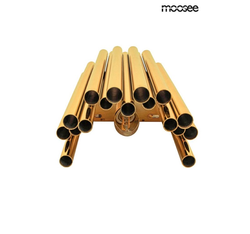 MOOSEE lampa ścienna TUBO złota
