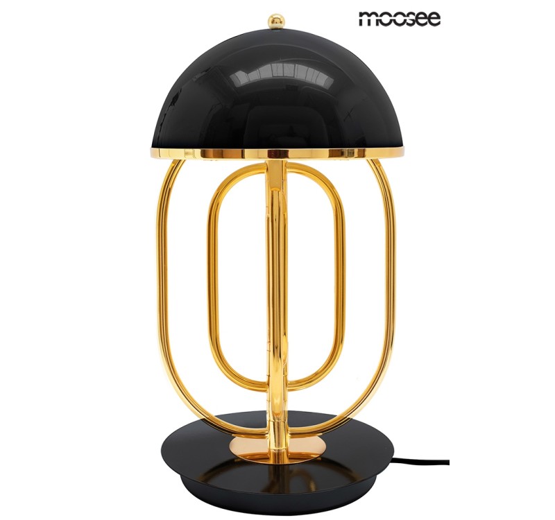 MOOSEE lampa stołowa BOTTEGA złota / czarna