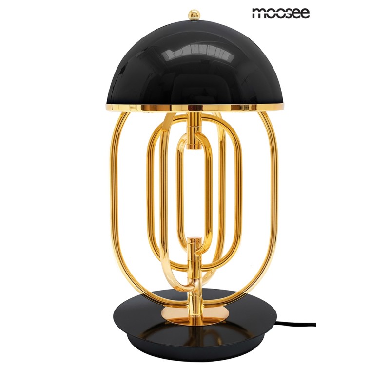 MOOSEE lampa stołowa BOTTEGA złota / czarna