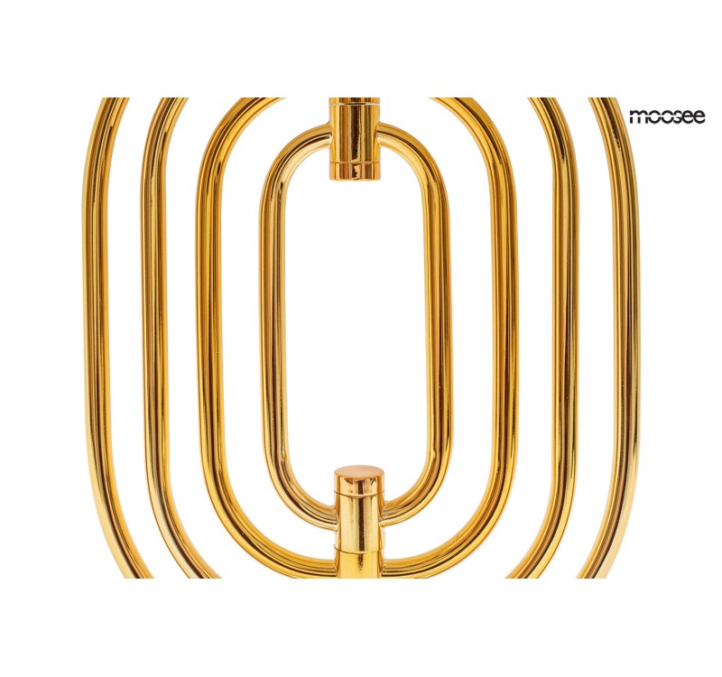 MOOSEE lampa stołowa BOTTEGA złota / czarna