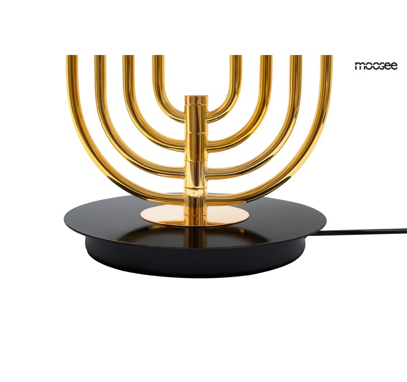 MOOSEE lampa stołowa BOTTEGA złota / czarna