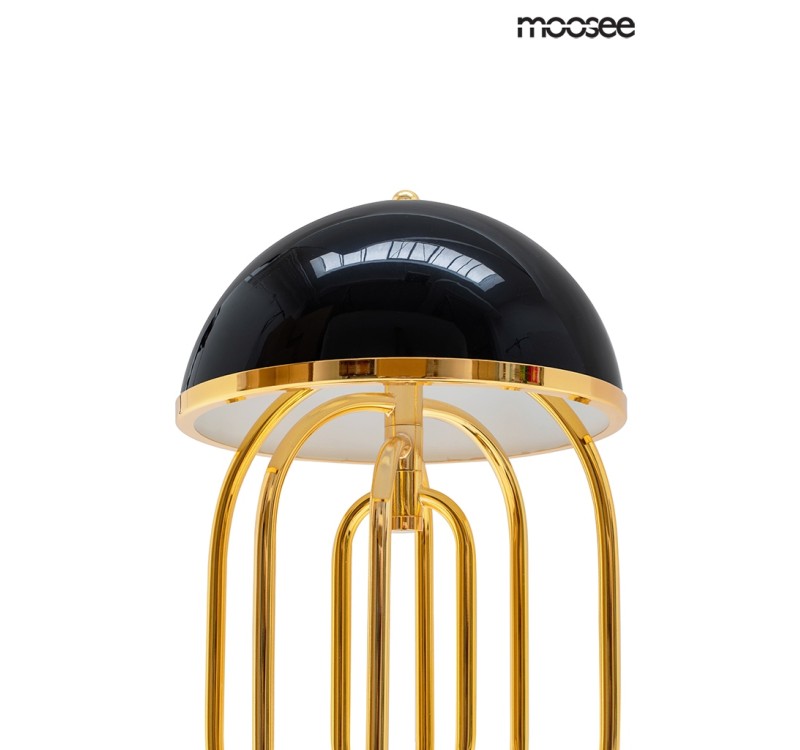 MOOSEE lampa stołowa BOTTEGA złota / czarna