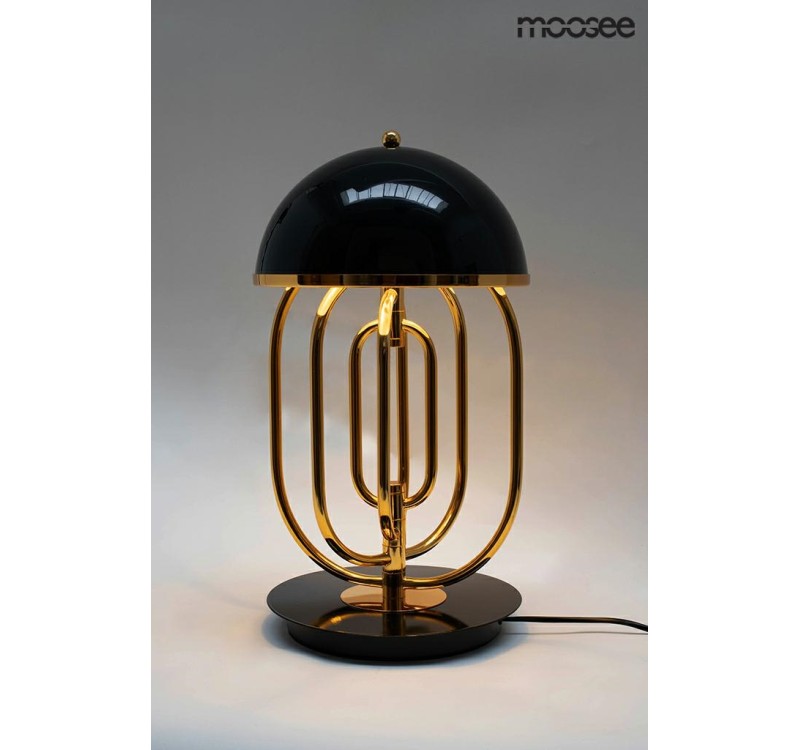 MOOSEE lampa stołowa BOTTEGA złota / czarna