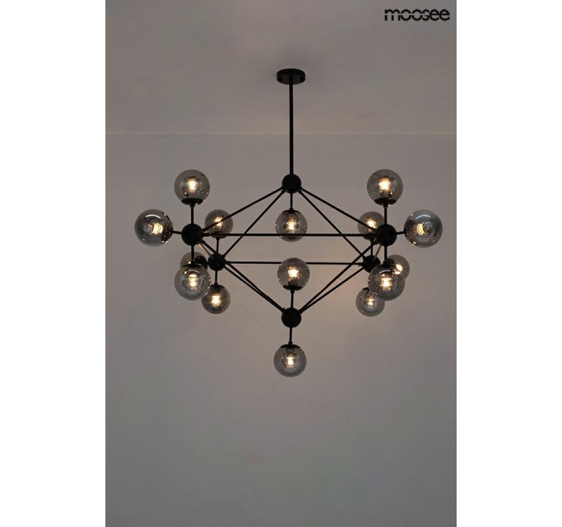 MOOSEE lampa wisząca ASTRIFERO 15 czarna