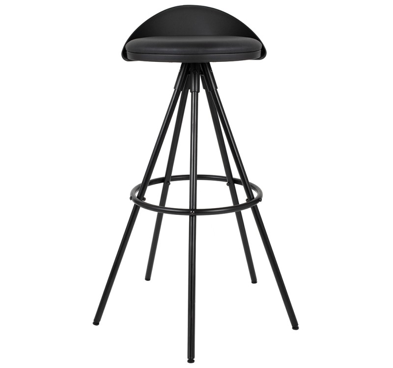 Krzesło barowe LANZA 76 czarne