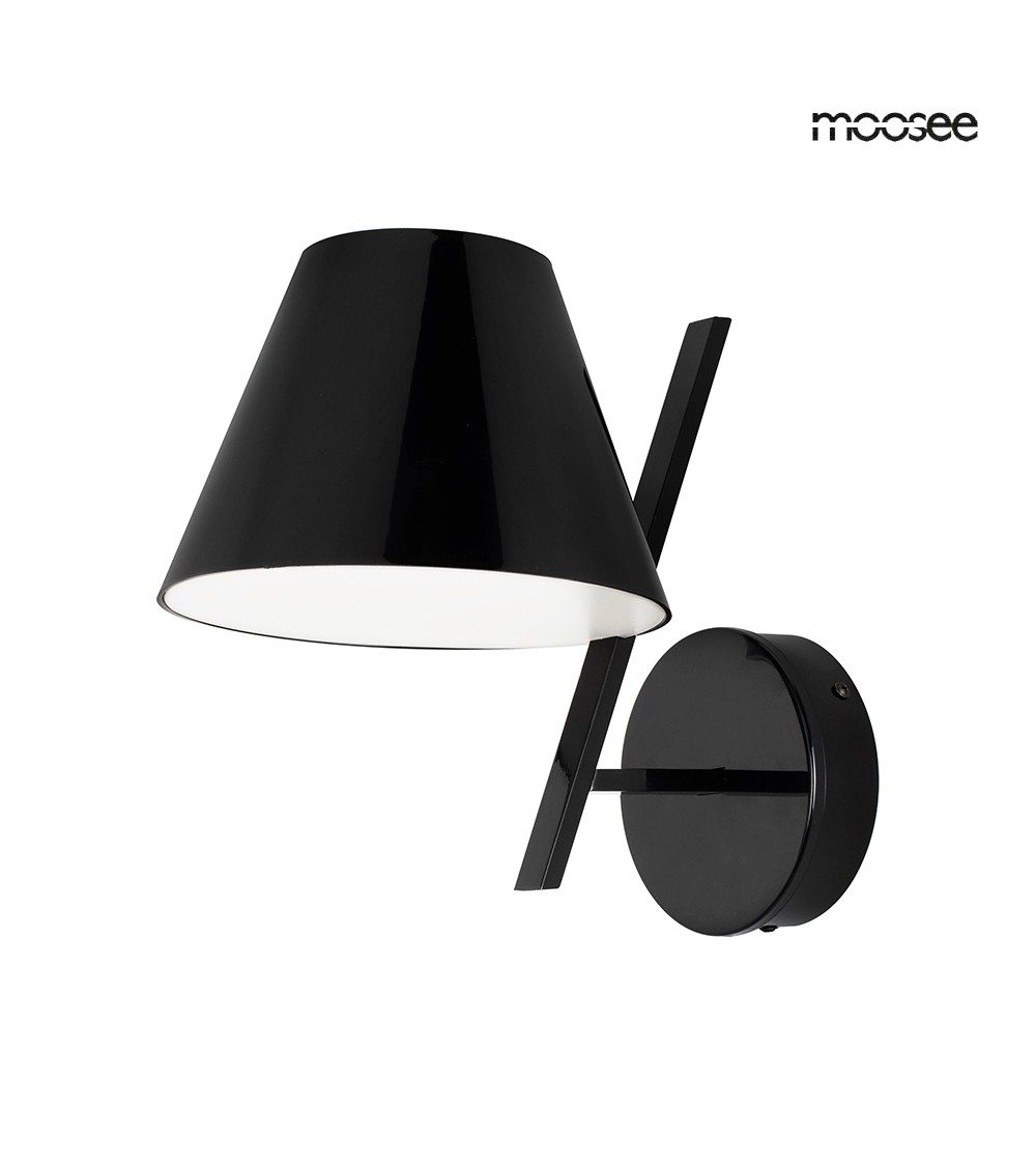 MOOSEE lampa ścienna MAGO czarna