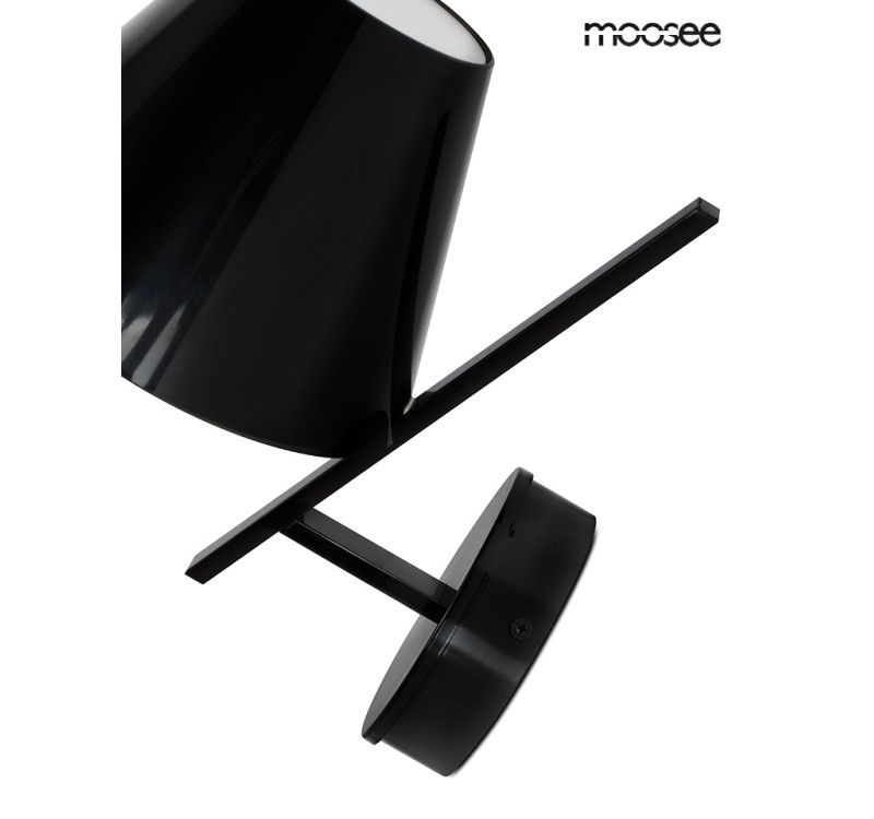 MOOSEE lampa ścienna MAGO czarna