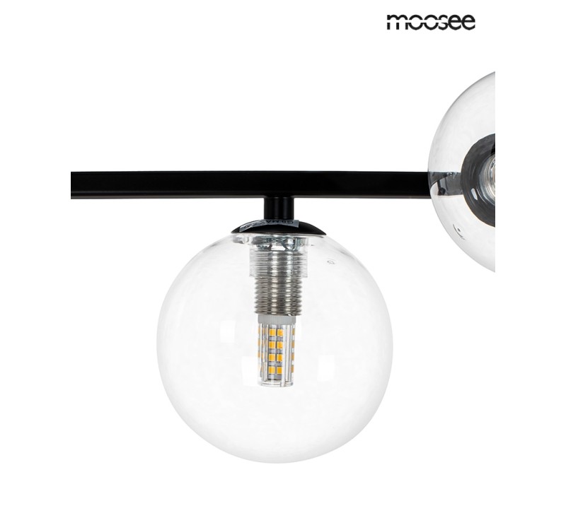 MOOSEE lampa wisząca ALURE LINE TWIN 120 czarna