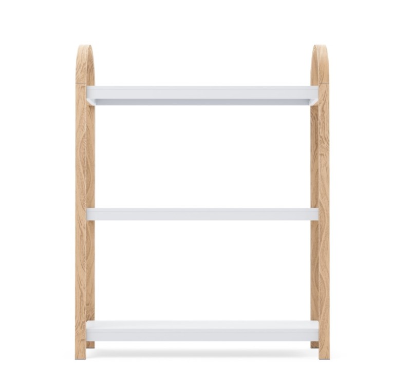 UMBRA półka wolnostojąca BELLWOOD biała naturalna