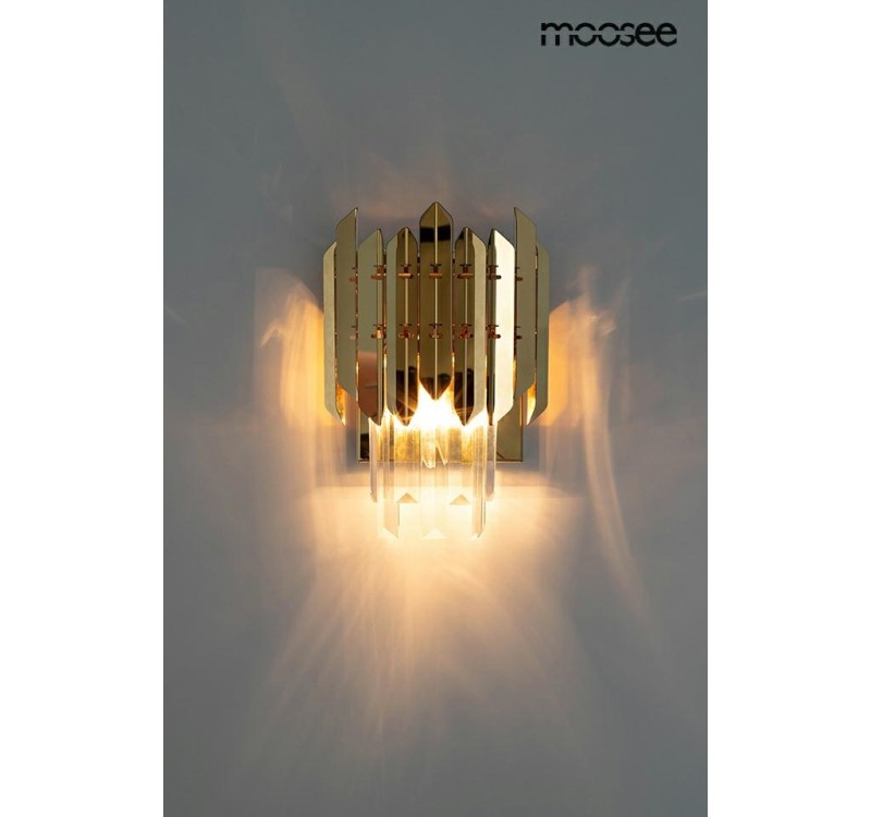 MOOSEE lampa ścienna MAJESTIC złota