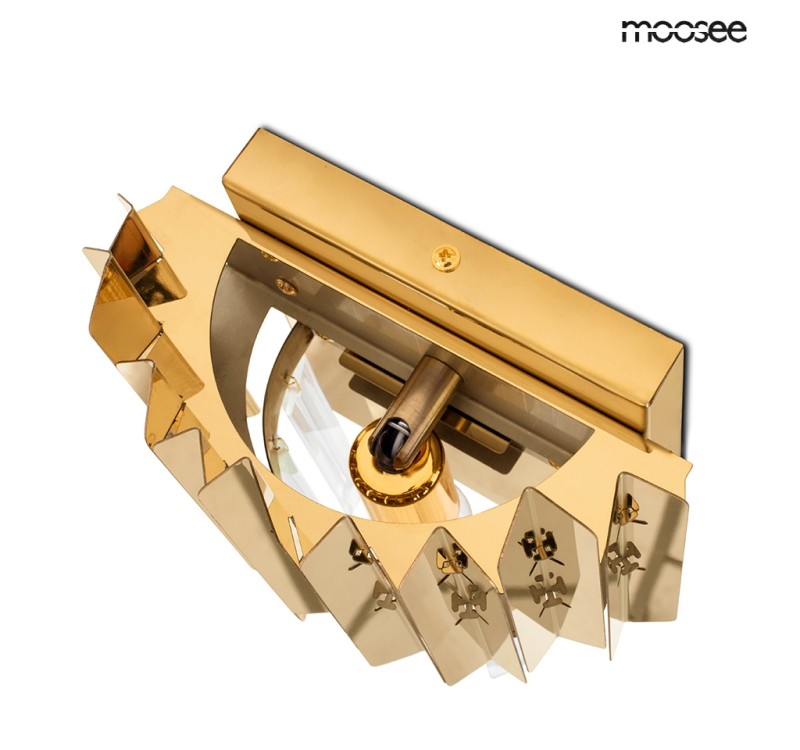 MOOSEE lampa ścienna MAJESTIC złota