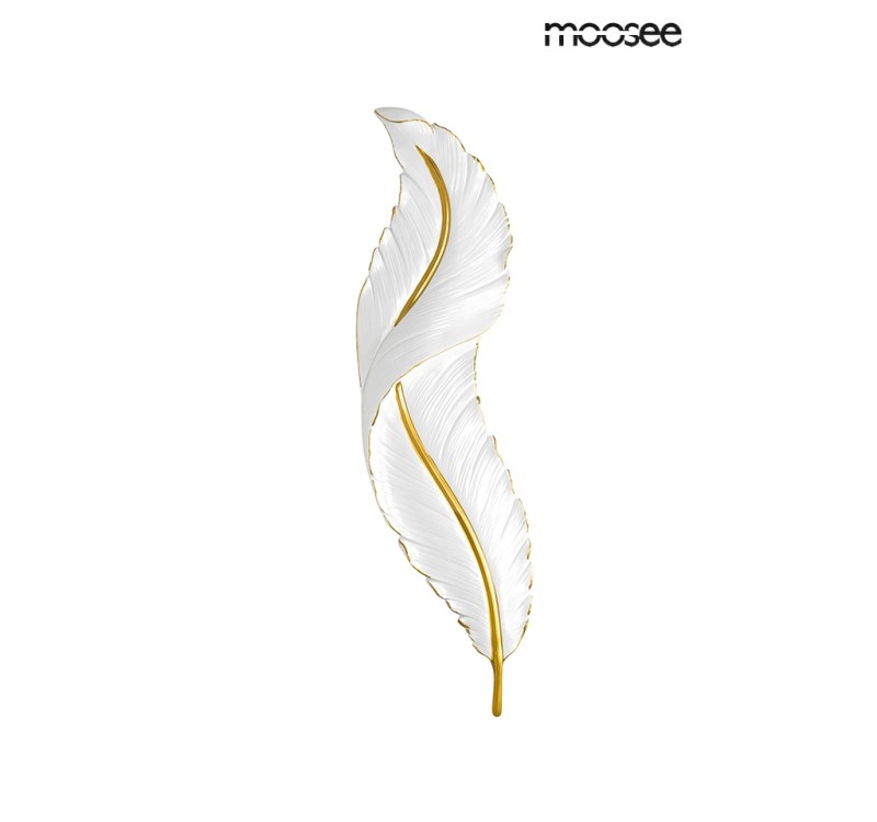 MOOSEE lampa ścienna IKAR 60  biała / złota