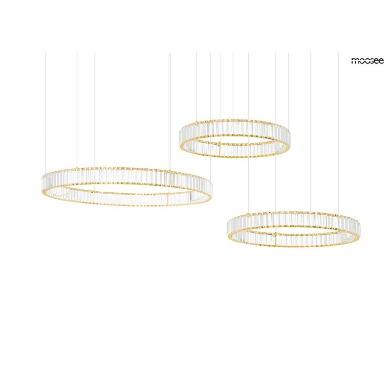 MOOSEE lampa wisząca LIBERTY 3A złota