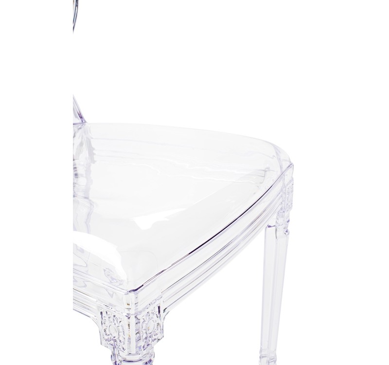 Krzesło PRINCE transparentne - poliwęglan