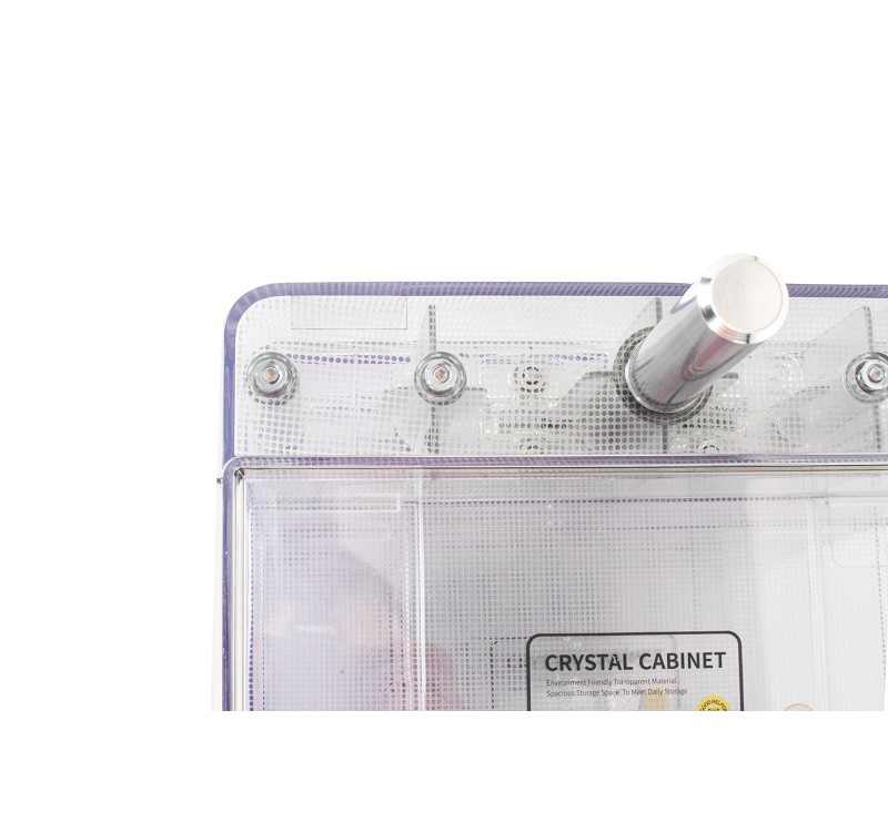 Szafka VISION transparentna - poliwęglan, kółeczka