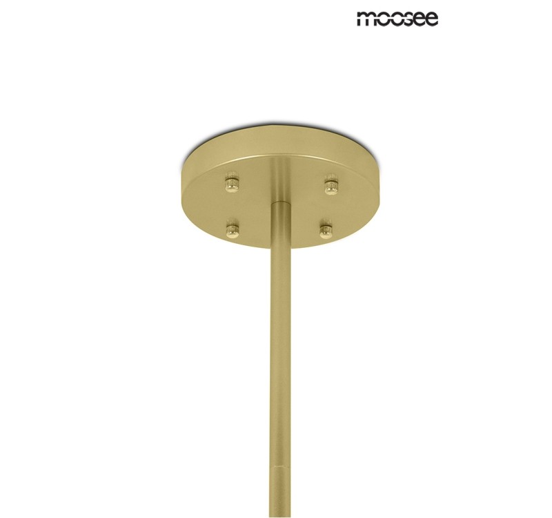 MOOSEE lampa wisząca ASTRIFERO 10 złota / bursztynowa