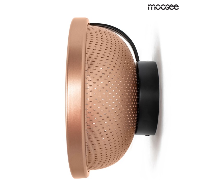 MOOSEE lampa ścienna FARO miedziana