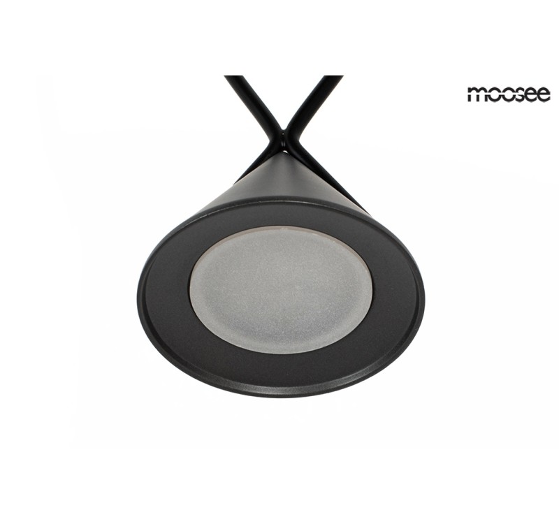 MOOSEE lampa wisząca ATLAS 3 czarna