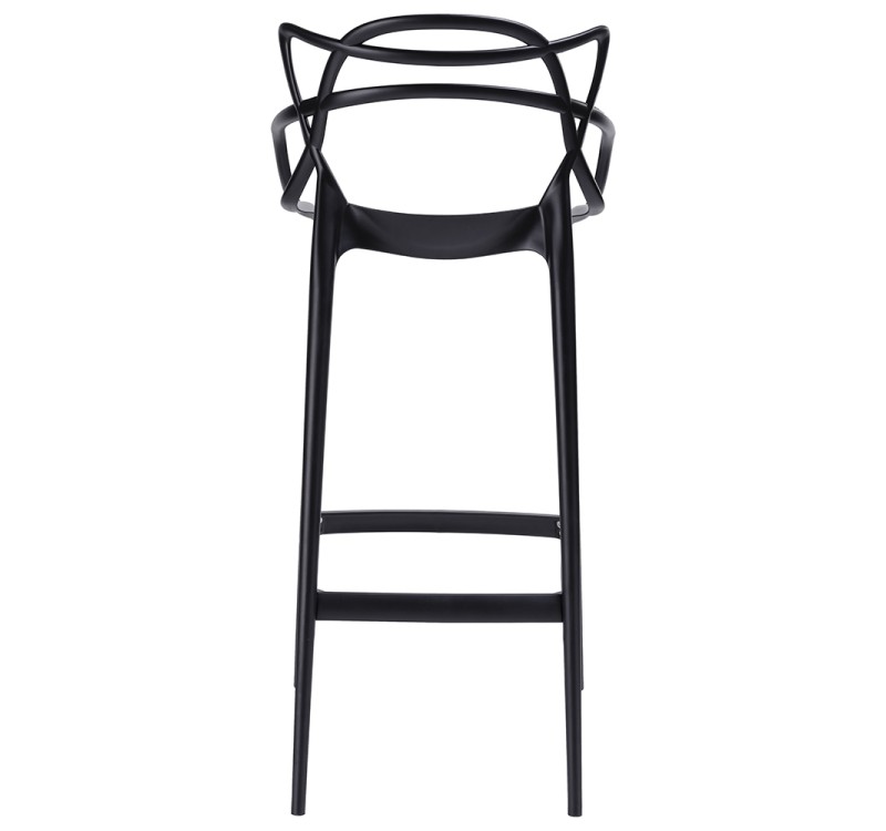 Krzesło barowe HILO PREMIUM 75 cm czarne