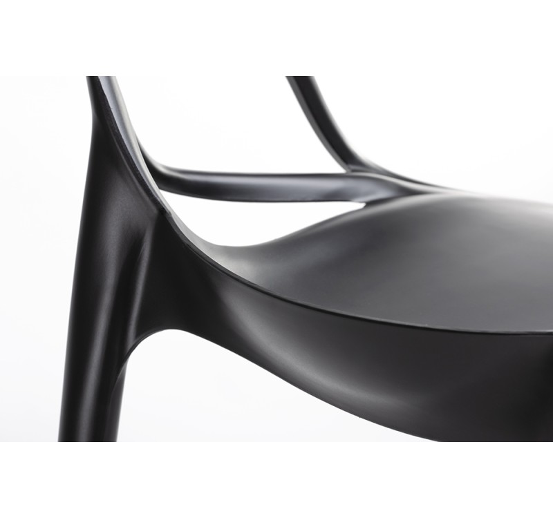 Krzesło barowe HILO PREMIUM 75 cm czarne