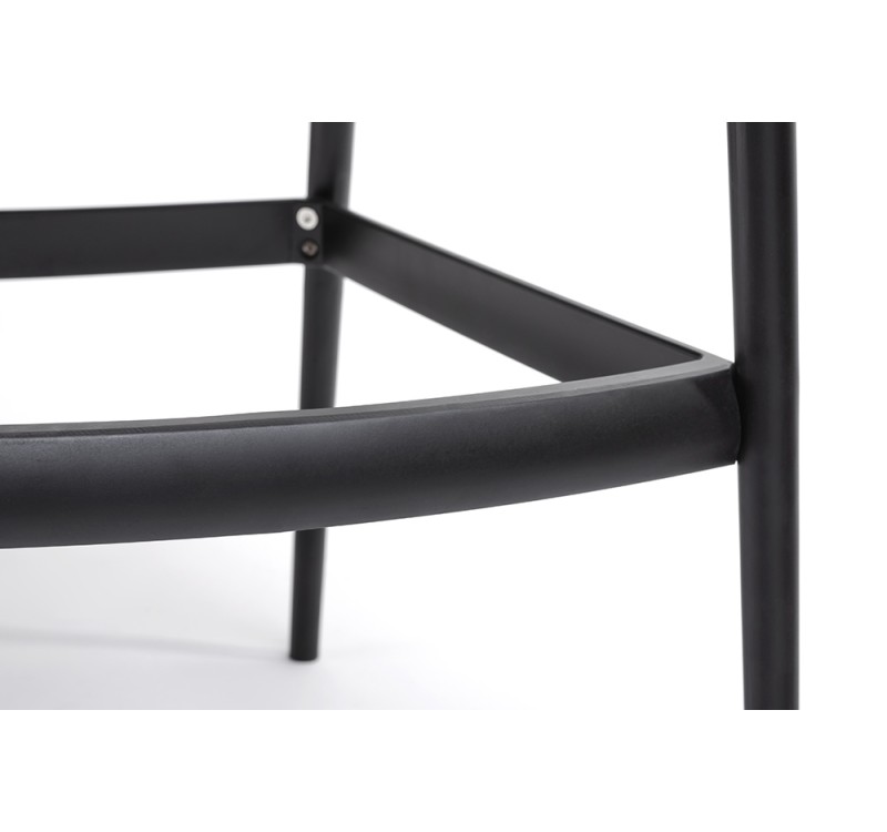 Krzesło barowe HILO PREMIUM 75 cm czarne