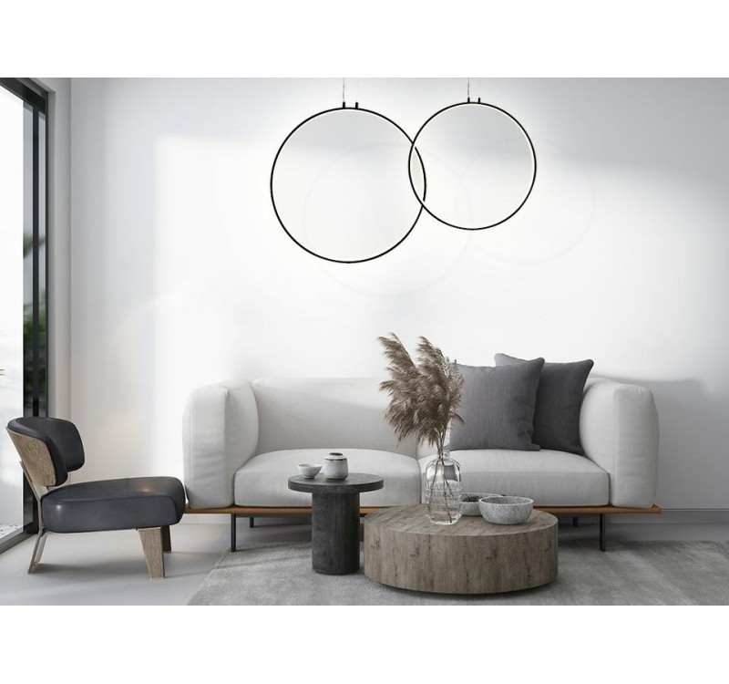 MOOSEE lampa wisząca CIRCULO 80 czarna