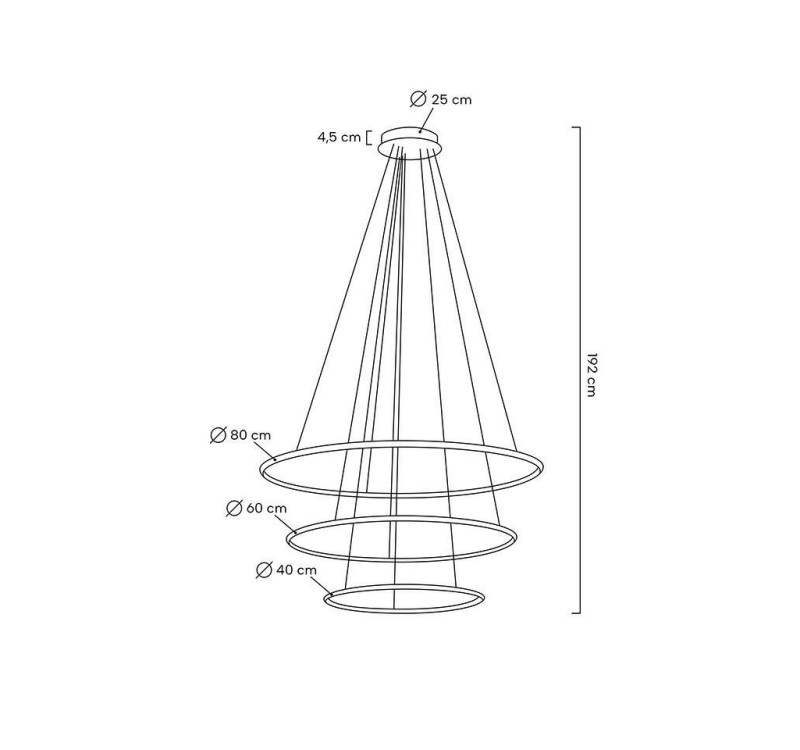 MOOSEE lampa wisząca RING SLIM S złota