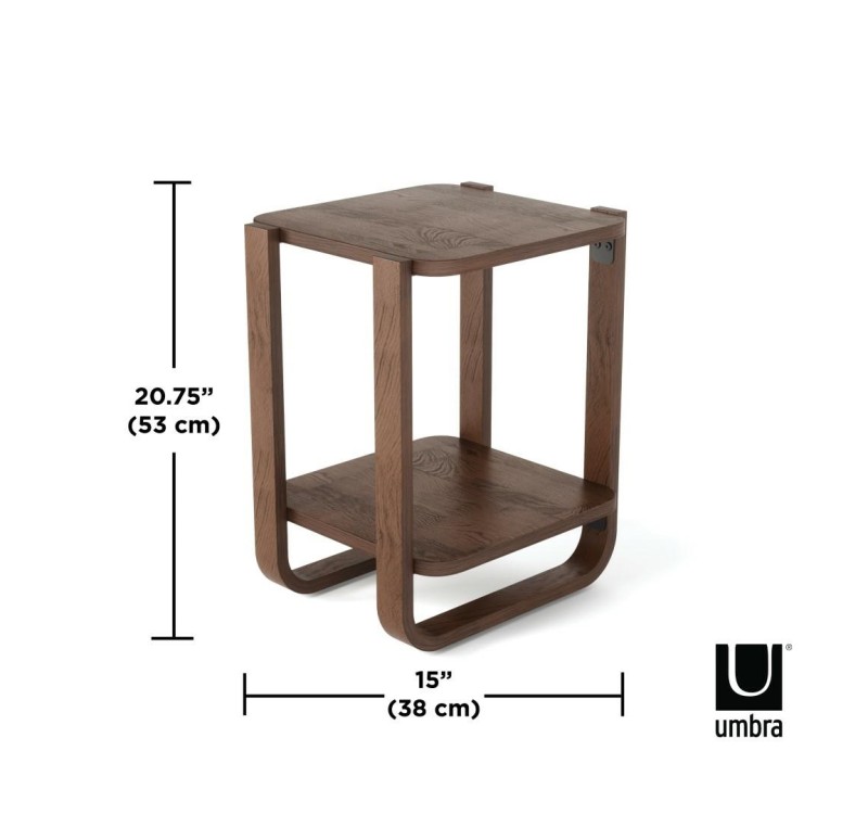 UMBRA stolik BELLWOOD czarny orzech