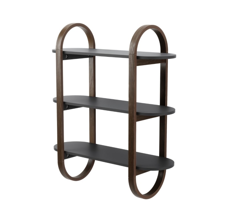 UMBRA półka ścienna BELLWOOD czarny orzech