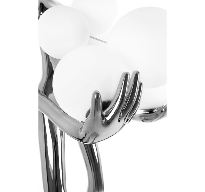 MOOSEE lampa podłogowa HUMAN SILVER       PREMIUM