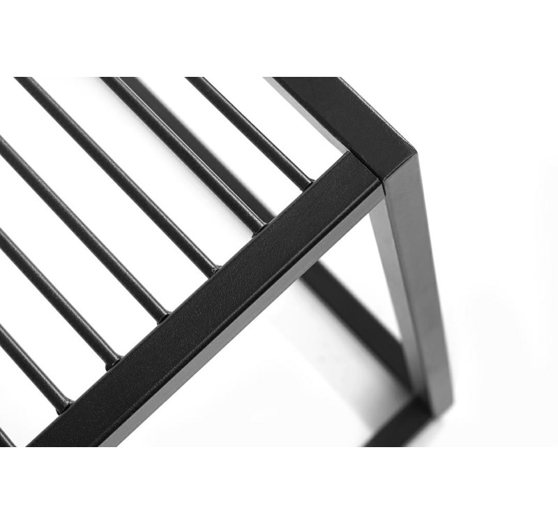 Stolik GALLER dąb - gazetnik, MDF, metal