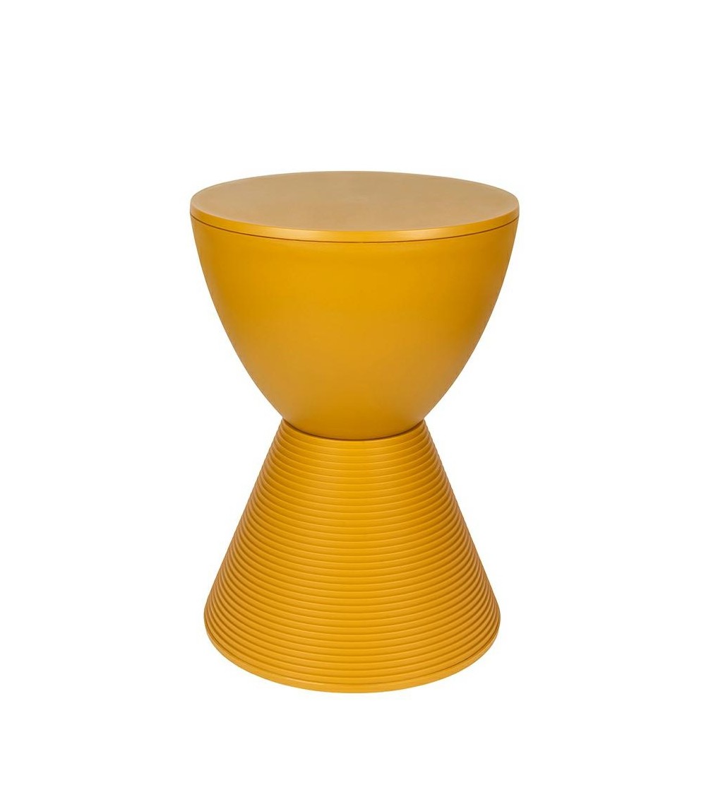 Stołek TAMBURO pastelowy imbir  - polipropylen