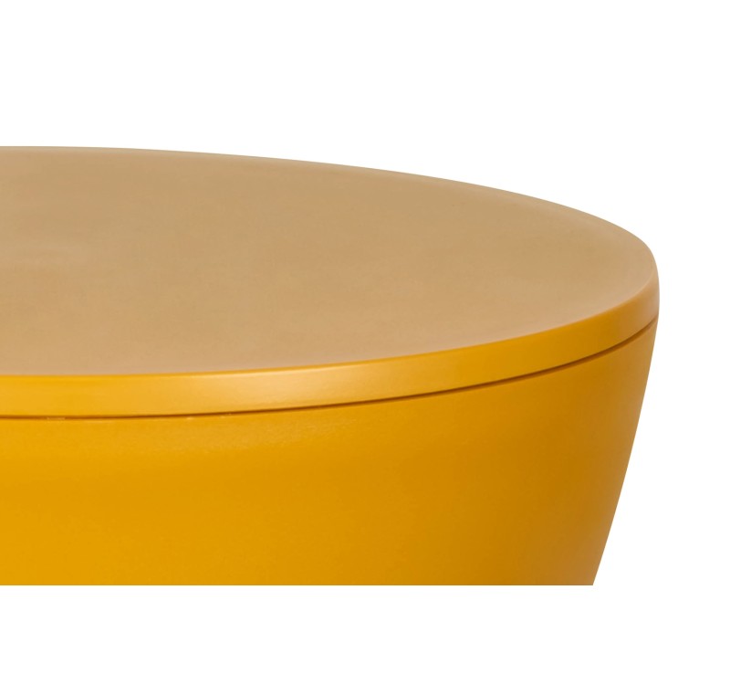 Stołek TAMBURO pastelowy imbir  - polipropylen