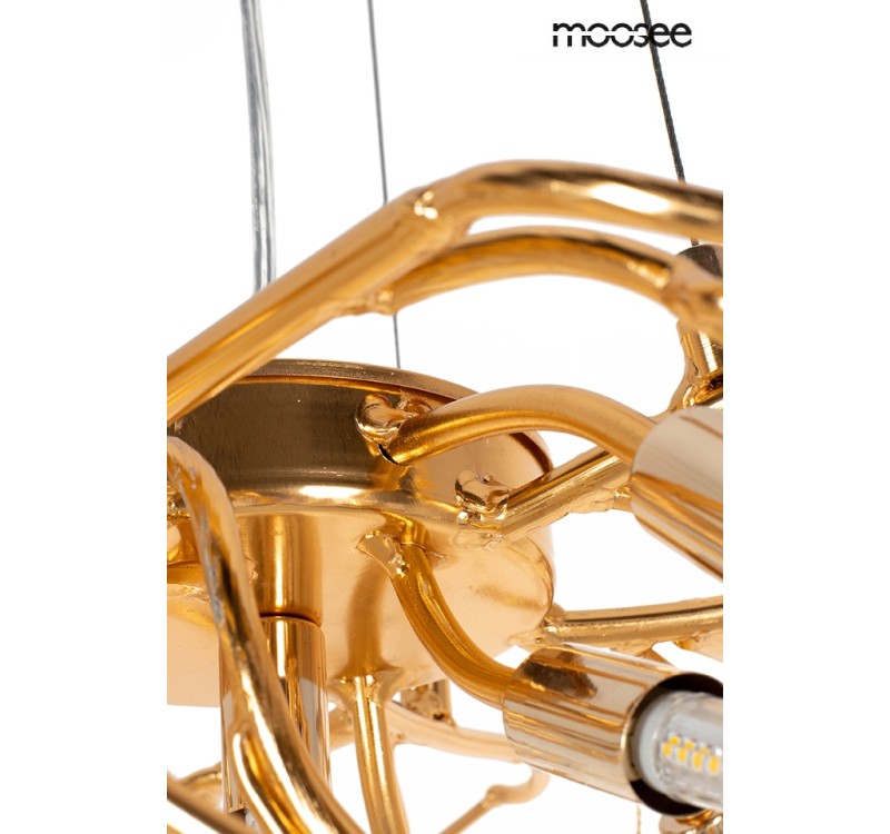 MOOSEE lampa wisząca RIVIERA 80 złota /   clear