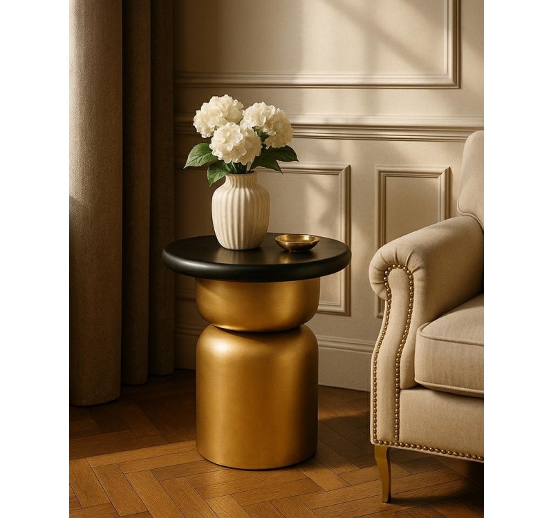 MaMaison stolik LEONARDO czarny / złoty