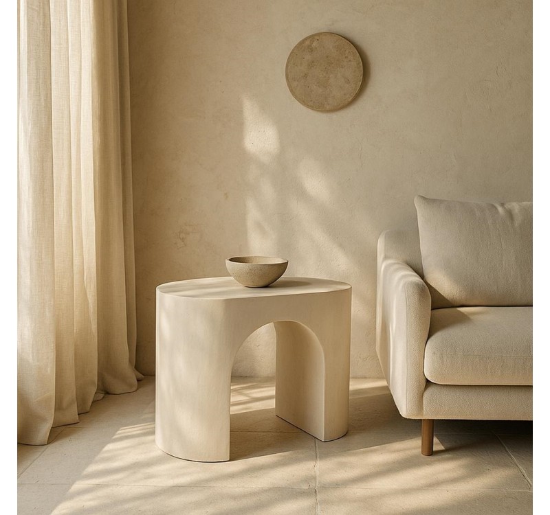 MaMaison stolik ICARO beżowy / drewno