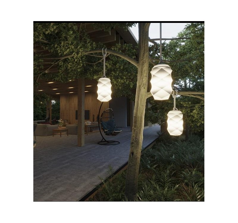 NEW GARDEN lampa przenośna BITA  beżowa BATTERY