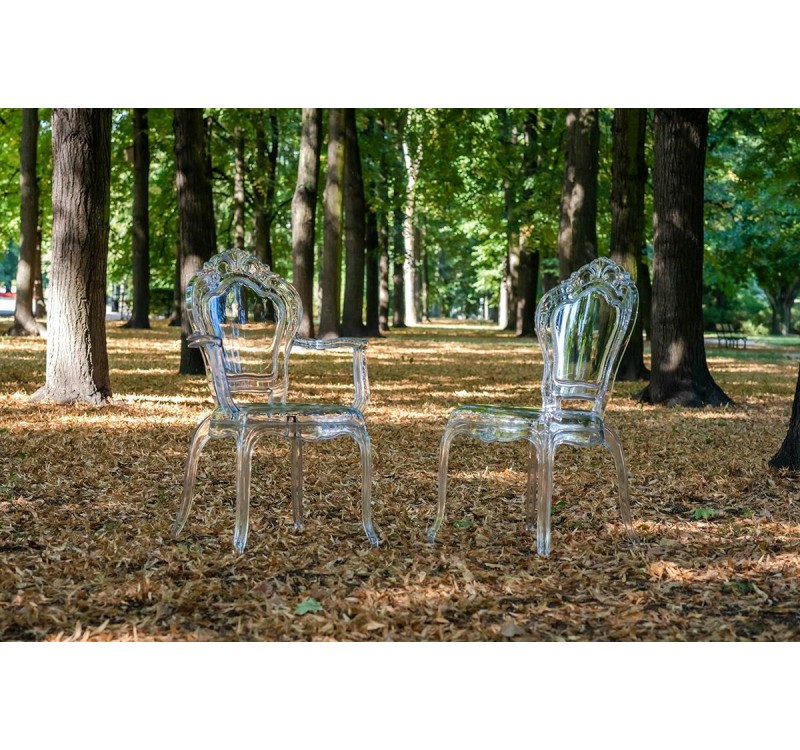 Krzesło KING transparentne - poliwęglan