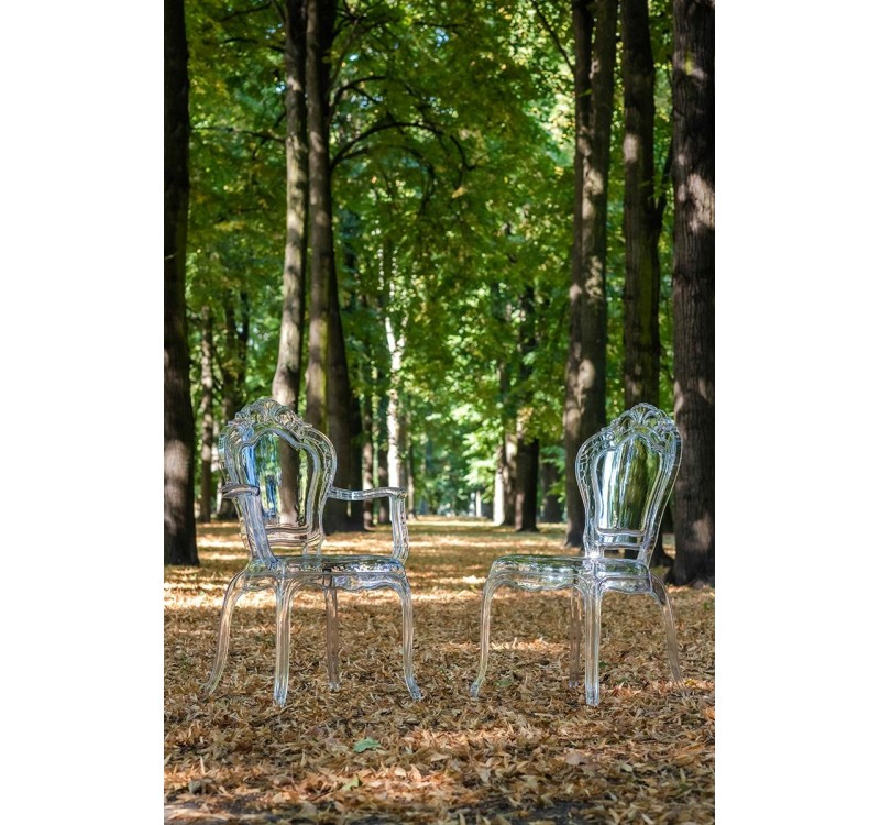 Krzesło KING transparentne - poliwęglan