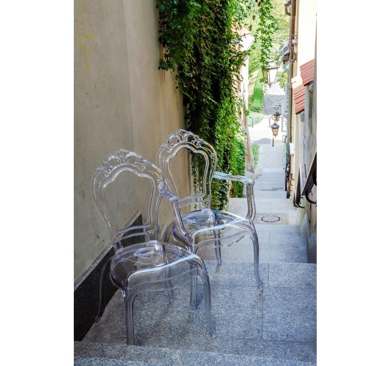 Krzesło KING transparentne - poliwęglan