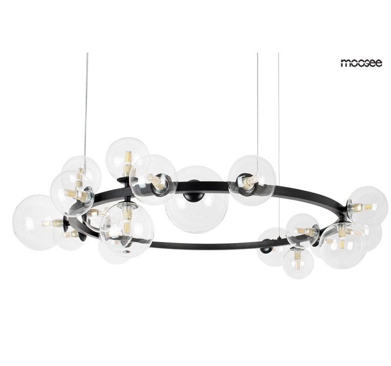 MOOSEE lampa wisząca ALURE 120 czarna