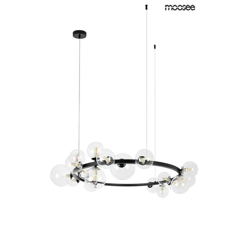 MOOSEE lampa wisząca ALURE 120 czarna