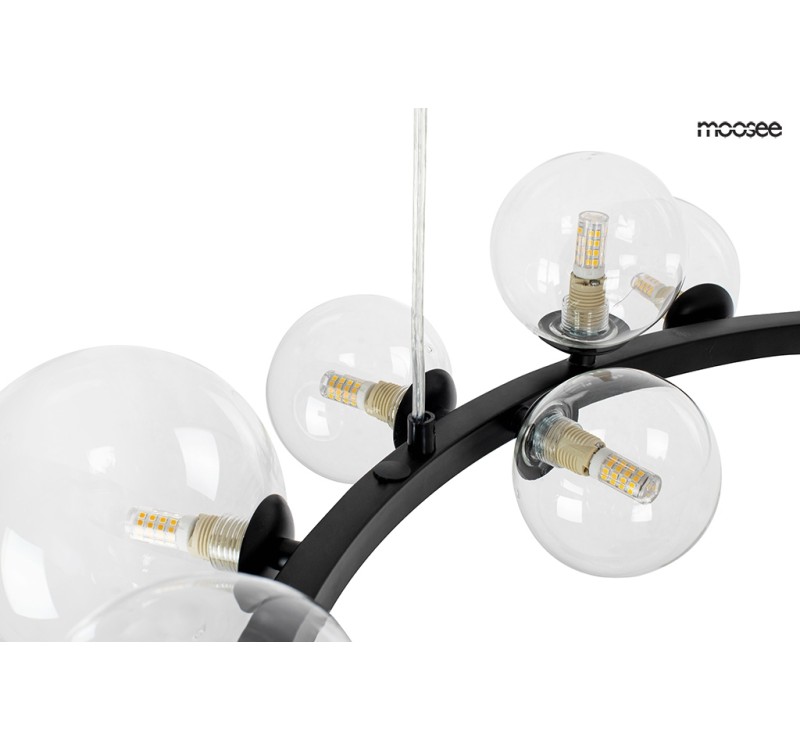 MOOSEE lampa wisząca ALURE 120 czarna