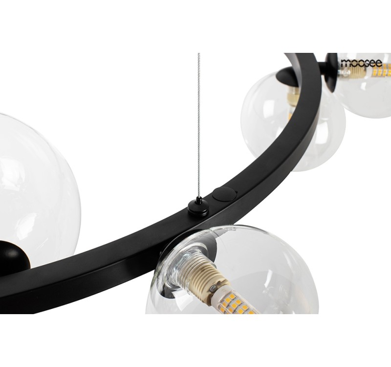 MOOSEE lampa wisząca ALURE 120 czarna
