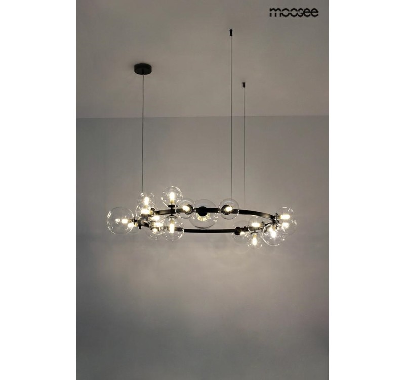 MOOSEE lampa wisząca ALURE 120 czarna