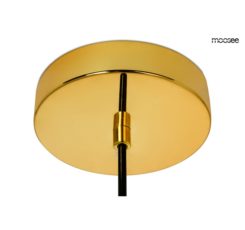 MOOSEE lampa wisząca DISCO złota